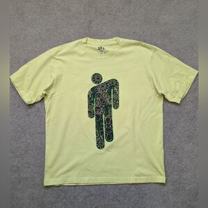 Billie Eilish X Takashi Murakami Uniqlo Neon Green T Shirt Size M